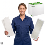 Filtry do Wanas 350 V/2, H/2 ECO M5 G4 Zestaw 3 szt.