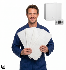 Filtr do Viessmann Vitovent 300-W (300/400 m3/h)  F7 Wersja V4 Zestaw 4 szt.