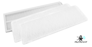 Filtry do Zehnder Q Comfoair 350/450/600 G4 F7 Zestaw ECO 3 szt.